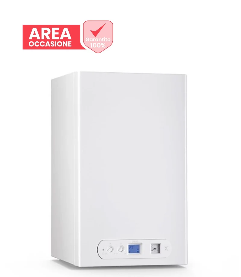 AREA OCCASIONI Caldaia UNICAL X 24 C a condensazione Low NOx 6 Completa di kit scarico fumi metano in acciaio INOX - ErP