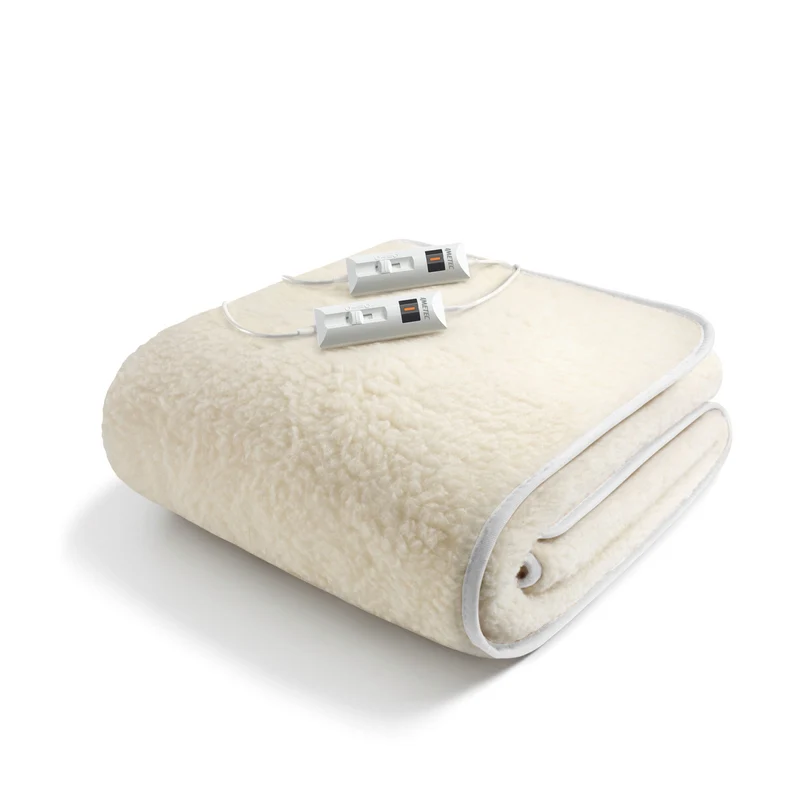 Imetec Scaldasonno Comfort 16800A Matrimoniale 50% Lana e Merino 2 Temperature