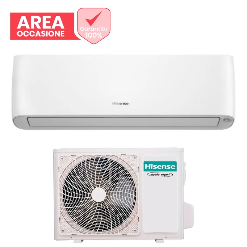 AREA OCCASIONI Climatizzatore Condizionatore Hisense Inverter serie ENERGY PRO 9000 Btu QE25XV01G + QE25XV00W R-32 Wi-Fi Integrato Classe A+++