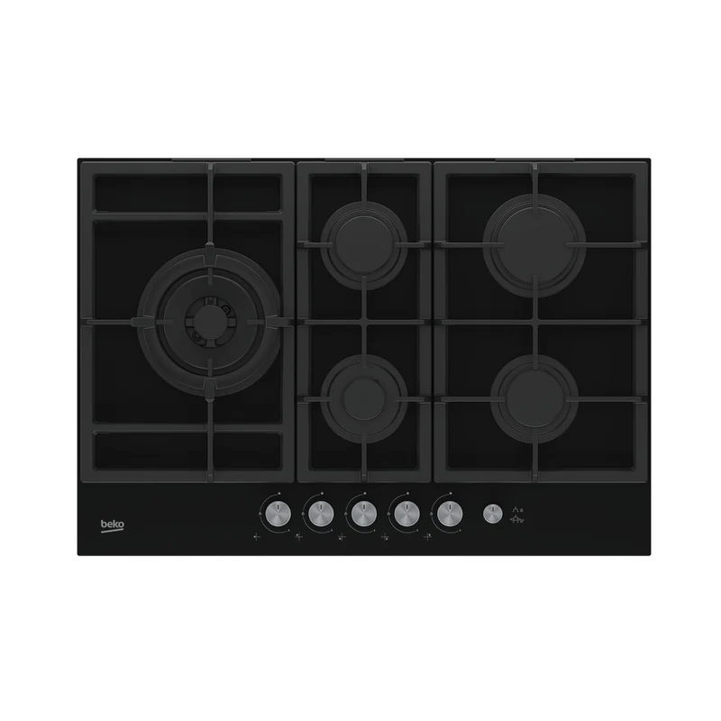 Beko HILL 75235 S Piano Cottura Gas 75cm 5 Fornelli Nero da Incasso