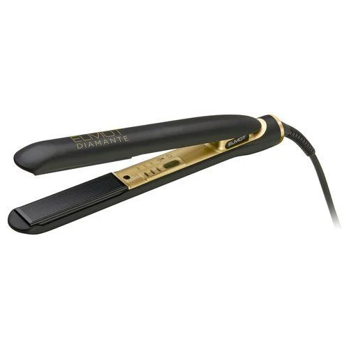 Elmot Piastra per Capelli Luxury Hairline Nero e Oro - Strumento Styling Professionale