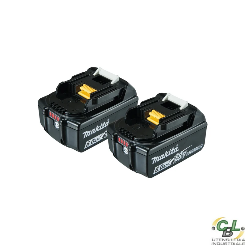 TWINPACK 2 BATTERIE BL1860 18V 6,0 Ah