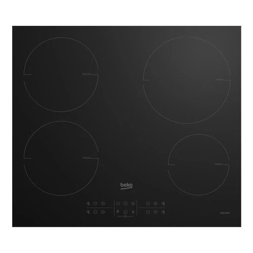 Piano Cottura A Induzione Beko Hii 64200 Mt 4 Fuochi (L58xP51) Vetroceramica Nero
