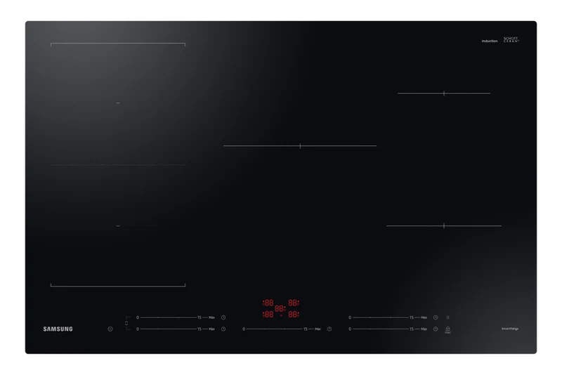 Samsung Piano a Induzione 80cm Nero 5 Zone Slim Fit NZ85C5047FK Touch