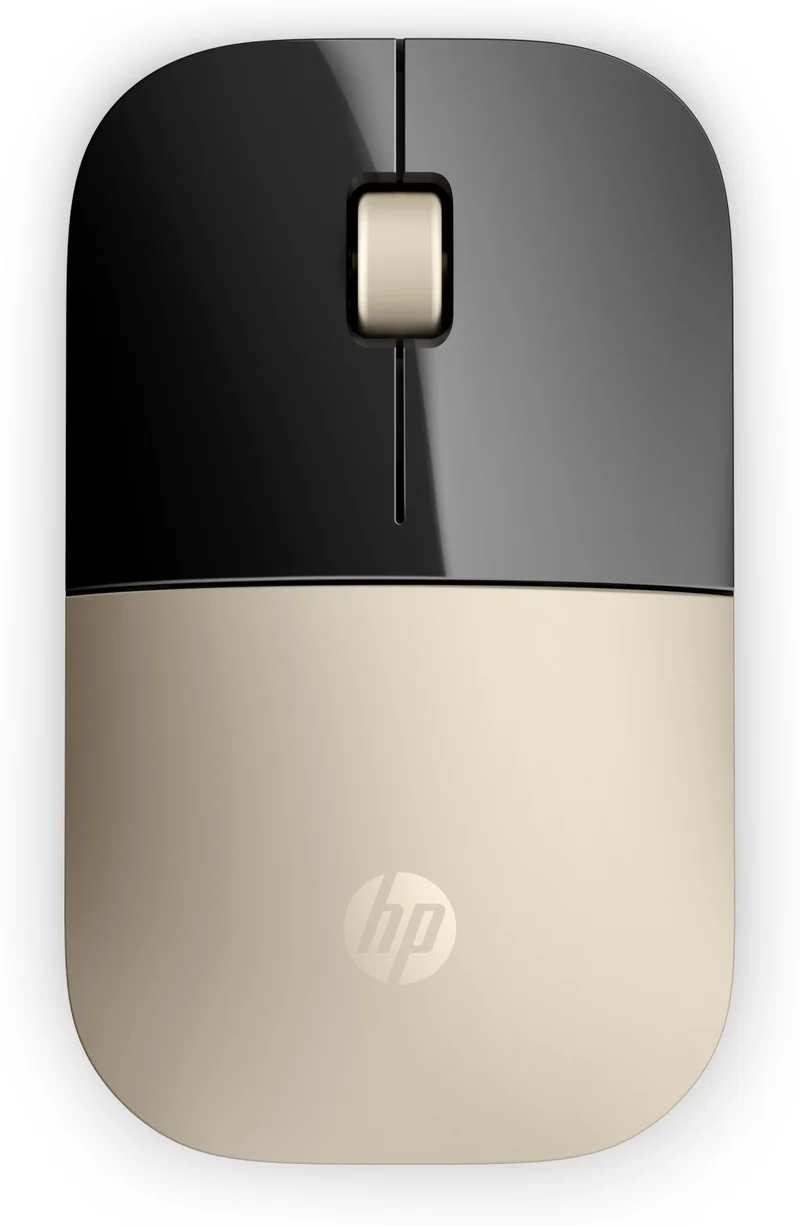 HP Z3700 Mouse Wireless Ottico Oro 1200 DPI 2.4 GHz per PC e Portatile
