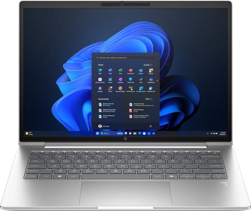 HP EliteBook 6 G1i Notebook 14" WUXGA Intel Core Ultra 5-225U 16GB DDR5 512GB SSD NVMe Wi-Fi 6E Windows 11 Pro Argento