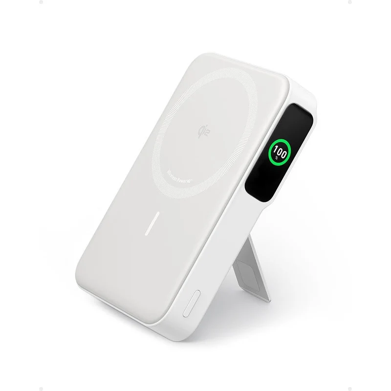 Anker Powerbank Magnetico 633 MagGo A1654G21 10000 mAh 15W Wireless MagSafe USB-C 27W Bianco