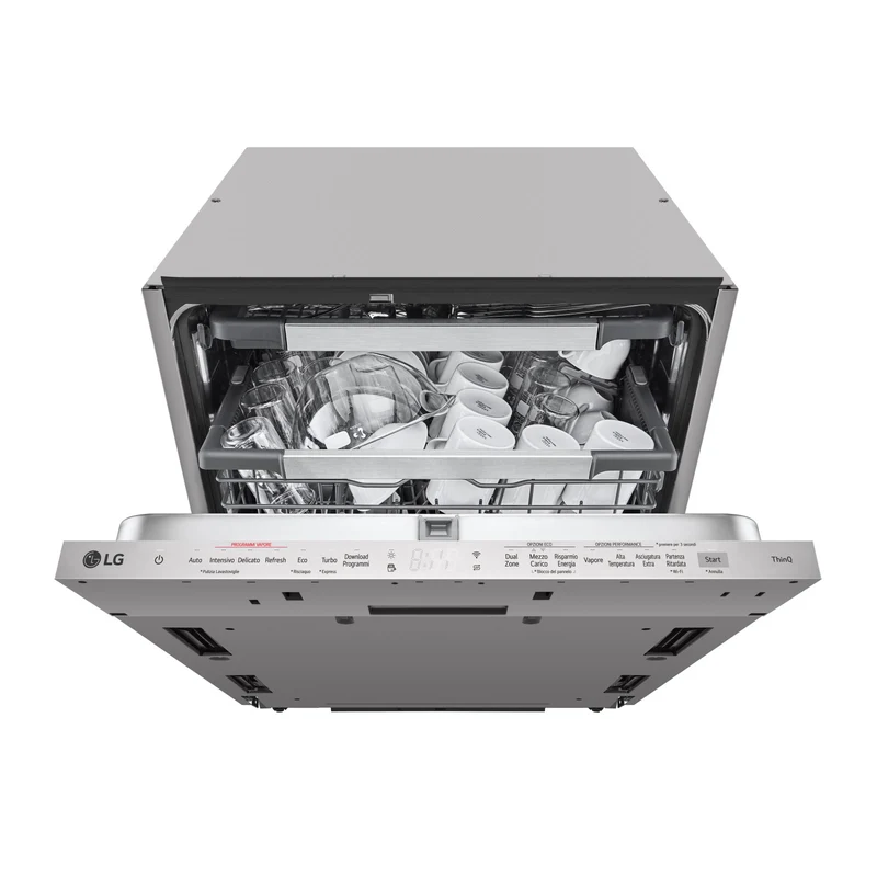 LG Lavastoviglie a scomparsa totale 14 coperti QuadWash TrueSteam Wi-Fi Classe A