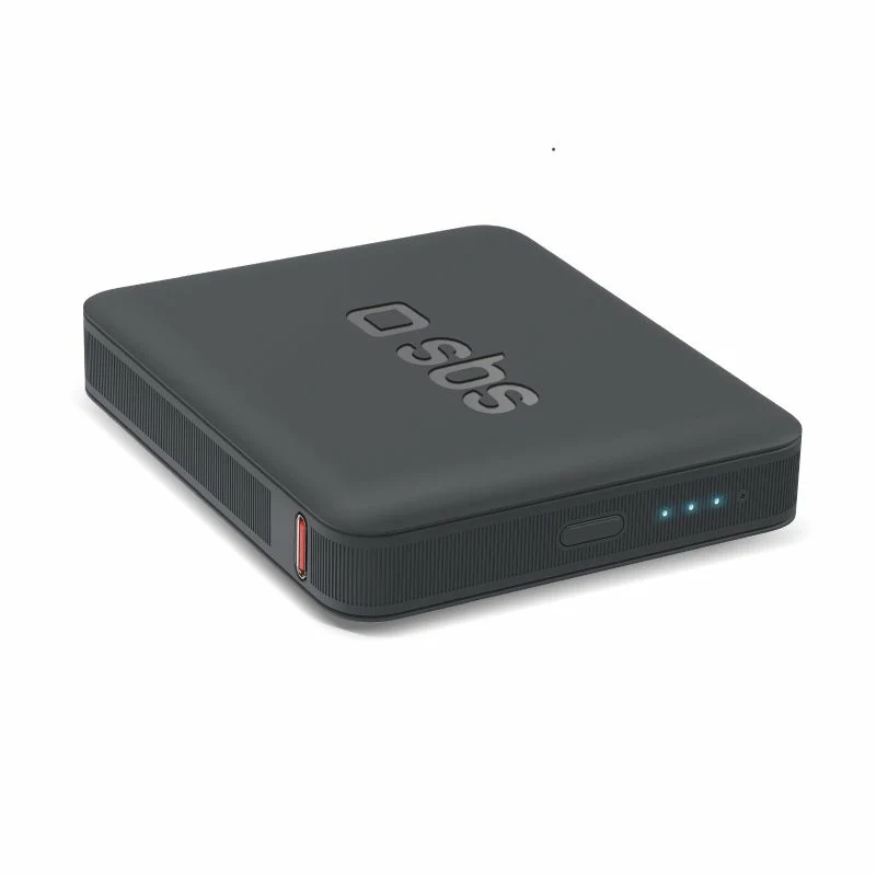 SBS Powerbank 5000 mAh USB-C Ricarica Rapida Nero Universale Alta Densità