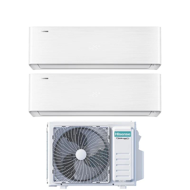 Condizionatore Dual Split Hisense Energy Pro X 9+9 con 2AMW35U4RGC R-32 Wi-Fi Integrato 9000+9000