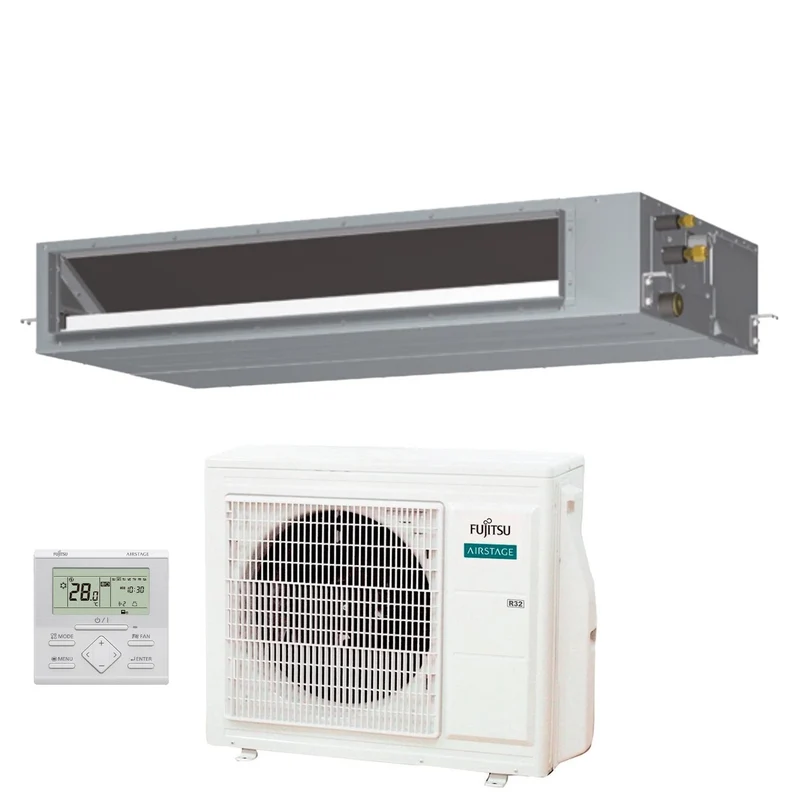 Condizionatore Fujitsu Canalizzabile serie KMTAP 24000 Btu ARXH24KMTAP R-32 Wi-Fi Optional