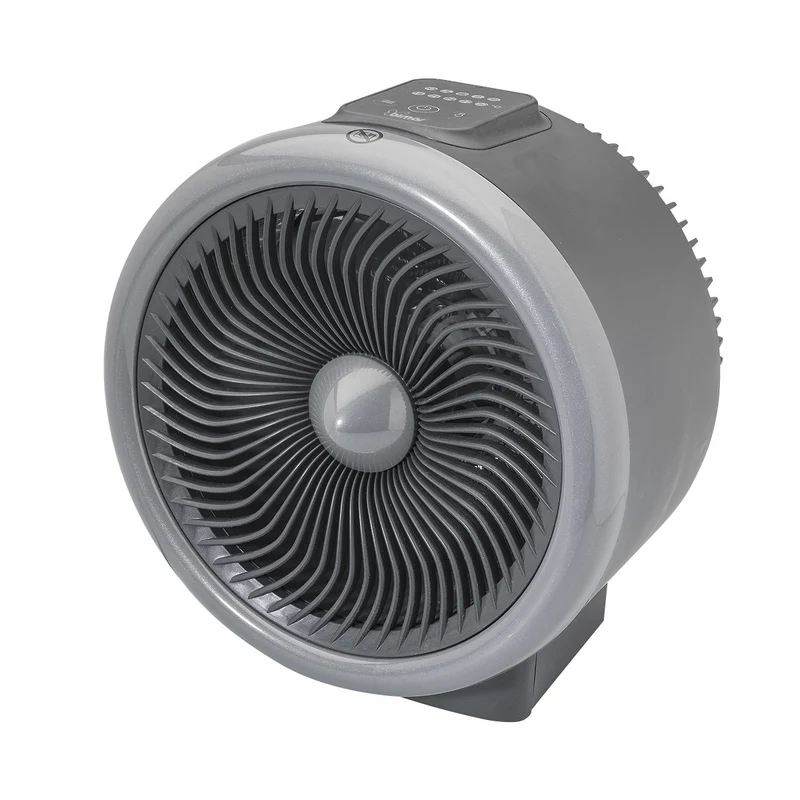 Bimar Stufetta Elettrica HF205 2000W con Ventilatore e Termostato Regolabile Grigio