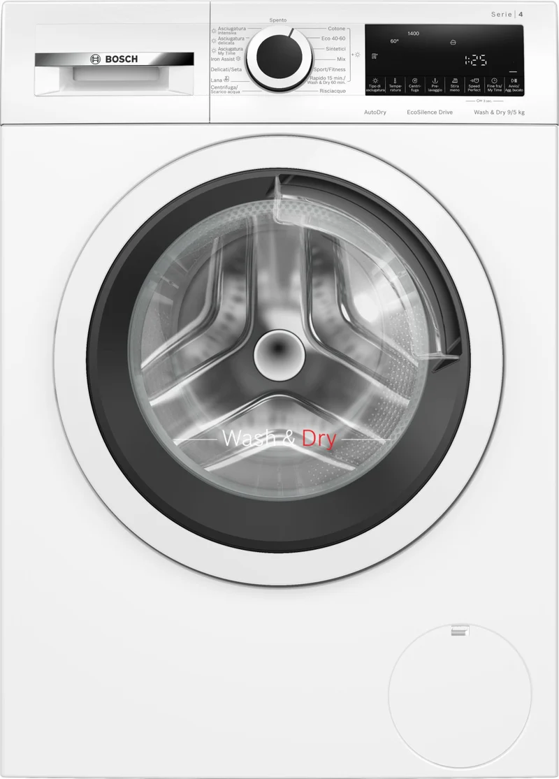 Bosch Serie 4 Lavasciuga WNA144V0IT 9kg/5kg 1400 giri/min Classe E