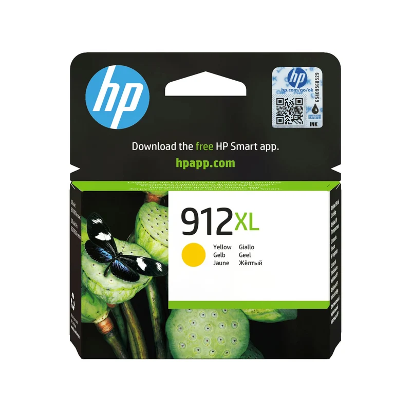 HP 912XL Cartuccia Inchiostro Originale Giallo Alta Capacità per OfficeJet Pro