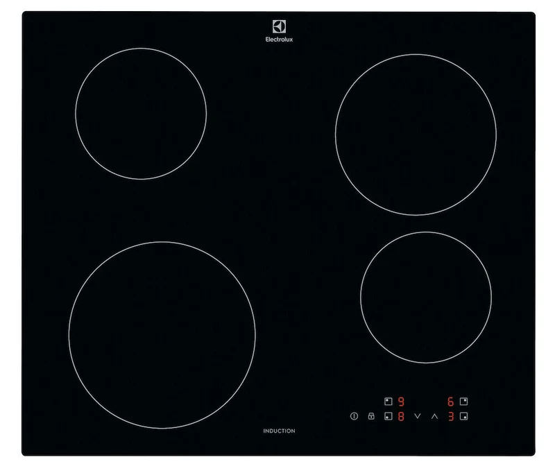 Piano A Induzione Electrolux EIB60424CK Serie 300 4 Fuochi (L59xP52) Vetroceramica Nero