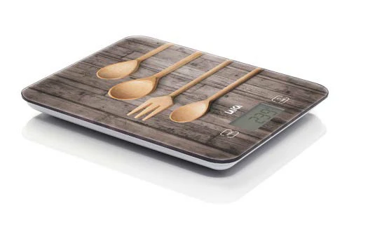 Laica Bilancia Cucina Elettronica 10kg Multicolore LCD TouchSensor Tara Rettangolare