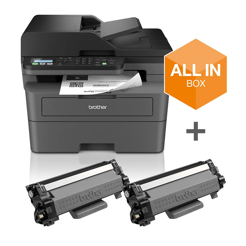 Brother MFC-L2827DWXL Stampante Multifunzione Laser A4 Mono Wi-Fi Fronte/Retro ADF