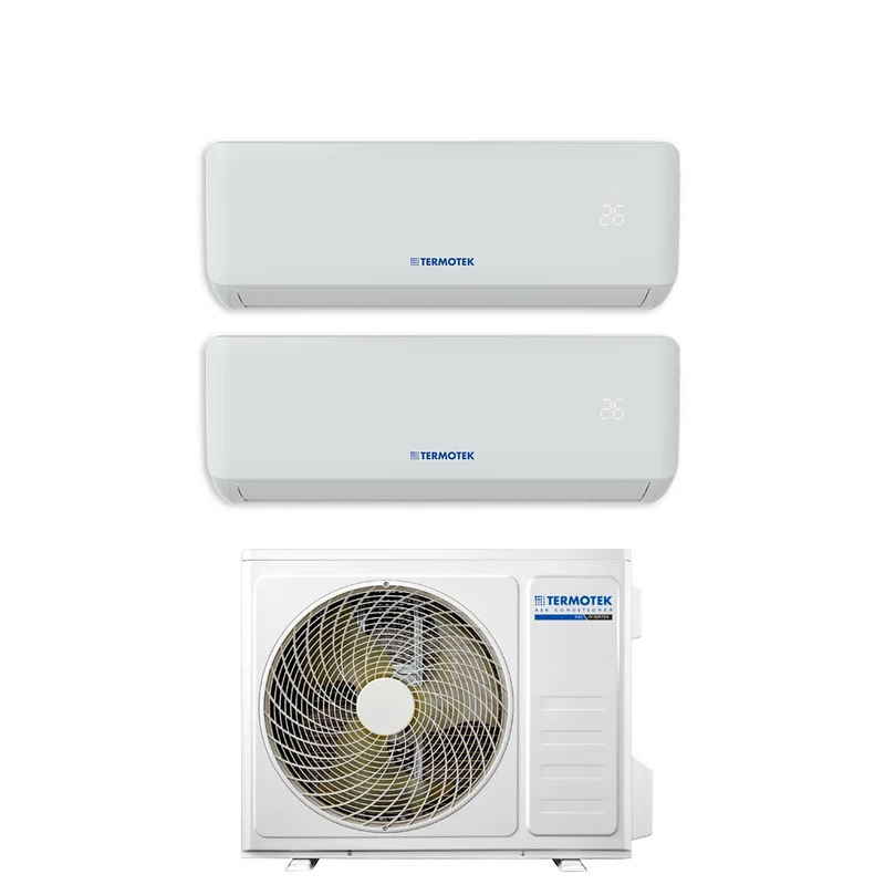 Climatizzatore Condizionatore Termotek Dual Split Inverter Serie AIRPLUS+ 12+12 con 2C R-32 Wi-Fi Integrato 12000+12000