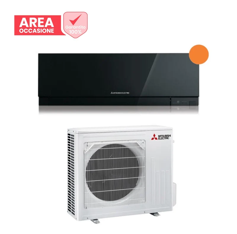 AREA OCCASIONI Climatizzatore Condizionatore Mitsubishi Electric Inverter Kirigamine ZEN R-32 Black 18000 btu MSZ-EF50VGKB Nero Wi-Fi Integrato