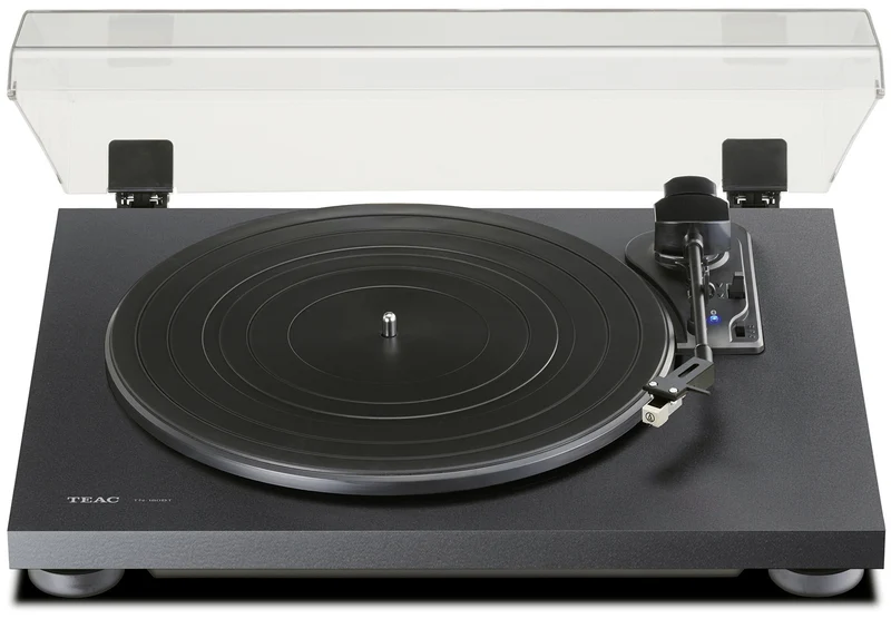 TEAC Giradischi TN-180BT-A3 Semiautomatico Nero Bluetooth Cinghia 33/45/78 Giri