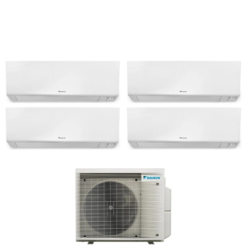 Climatizzatore Condizionatore Daikin Bluevolution Quadri Split Inverter serie FTXM/R PERFERA WALL 9+9+9+9 con 4MXM80A R-32 Wi-Fi Integrato 9000+9000+9000+9000 Garanzia Italiana