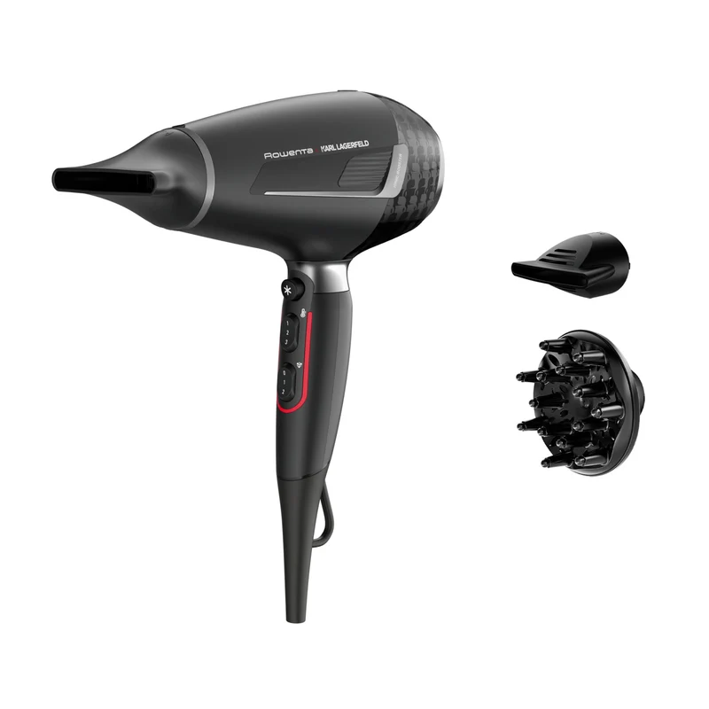 Rowenta K/Pro Stylist CV887L Asciugacapelli Professionale 2200W AC Ionico Nero