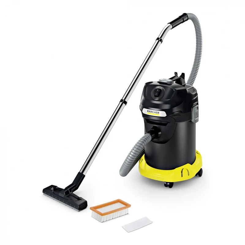 Kärcher AD 4 Premium Aspirapolvere e Aspiracenere Ignifugo 17L Senza Sacchetto