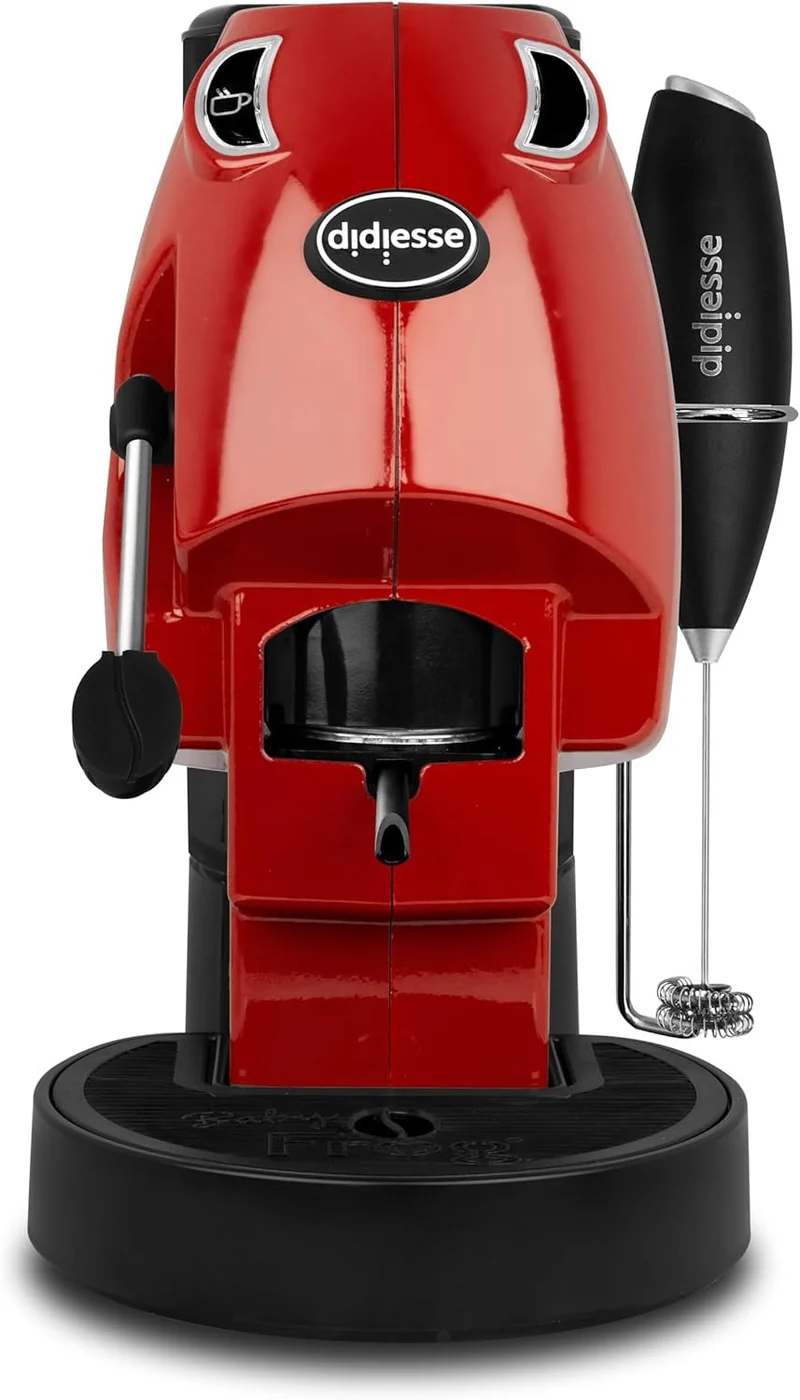 Didiesse Baby Frog Macchina Caffè a Cialde ESE 44mm, 1.5L, Rosso