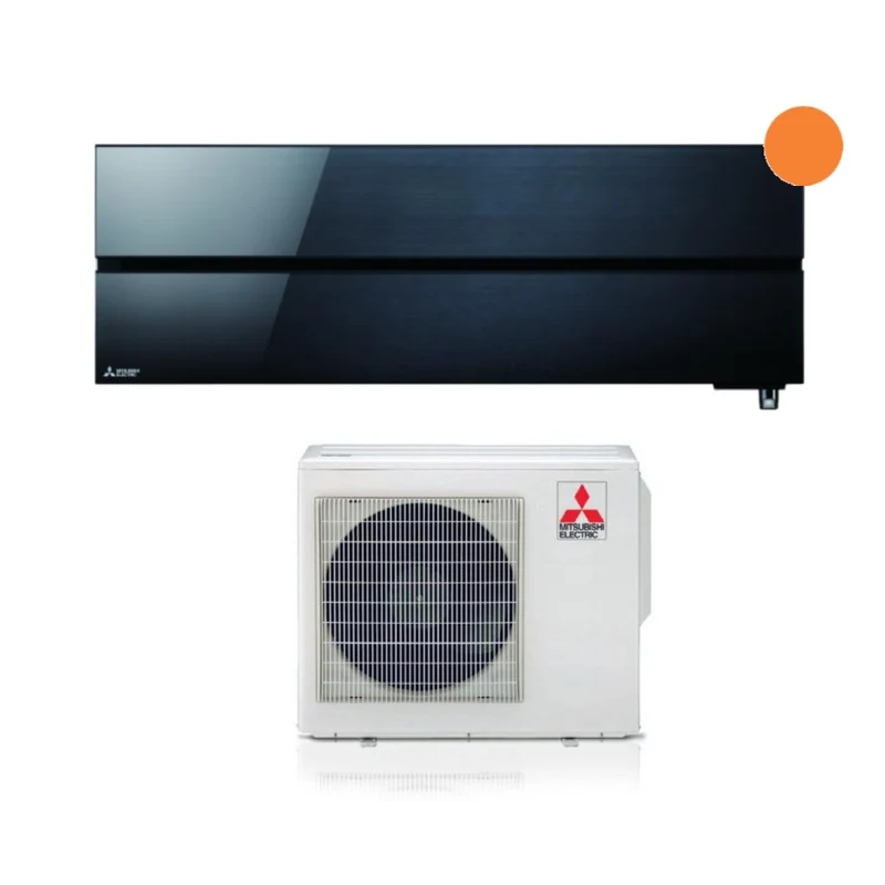 AREA OCCASIONI Climatizzatore Condizionatore Mitsubishi Electric Inverter serie Kirigamine Style 18000 Btu MSZ-LN50VGB Onyx Black R-32 Wi-Fi Integrato classe A+++ Nero AO989