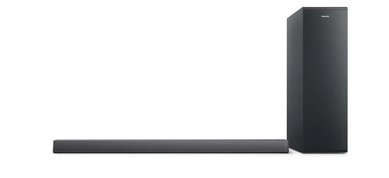 Philips TAB6305/10 Soundbar 2.1 140W con Subwoofer Wireless Nero Dolby Digital HDMI ARC