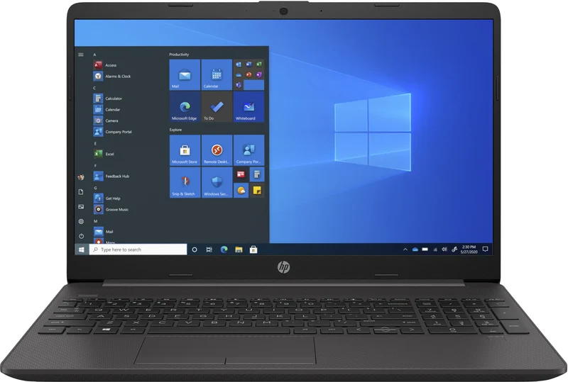 HP Portatile 15.6" AMD 3000 3020E 8GB RAM 256GB SSD Windows 10 Home Nero