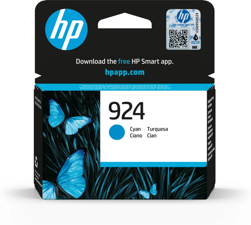HP 924 Cartuccia Inchiostro Originale Ciano per OfficeJet Pro 400 pagine