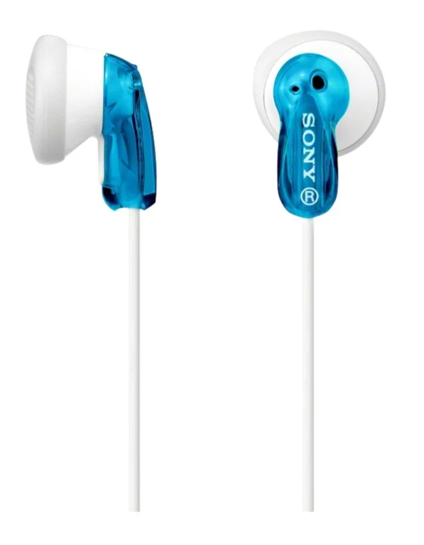 Sony MDR-E9LP Cuffie In-Ear Cablate Driver 13,5mm Blu/Bianco Connettore 3,5mm