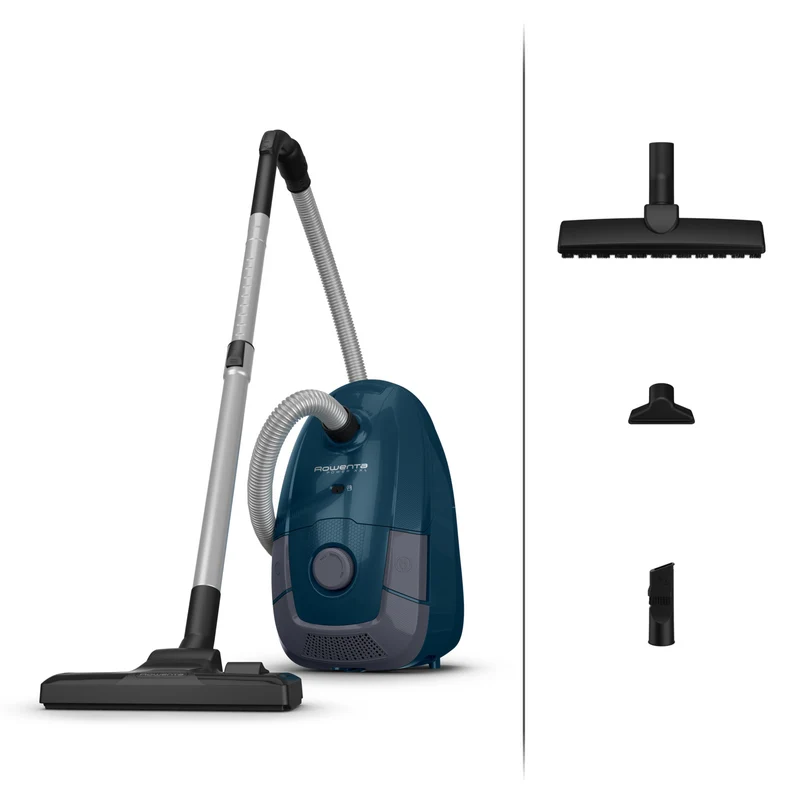 Rowenta Power XXL RO3126 Aspirapolvere a Cilindro 900W 4,5L Classe A Blu