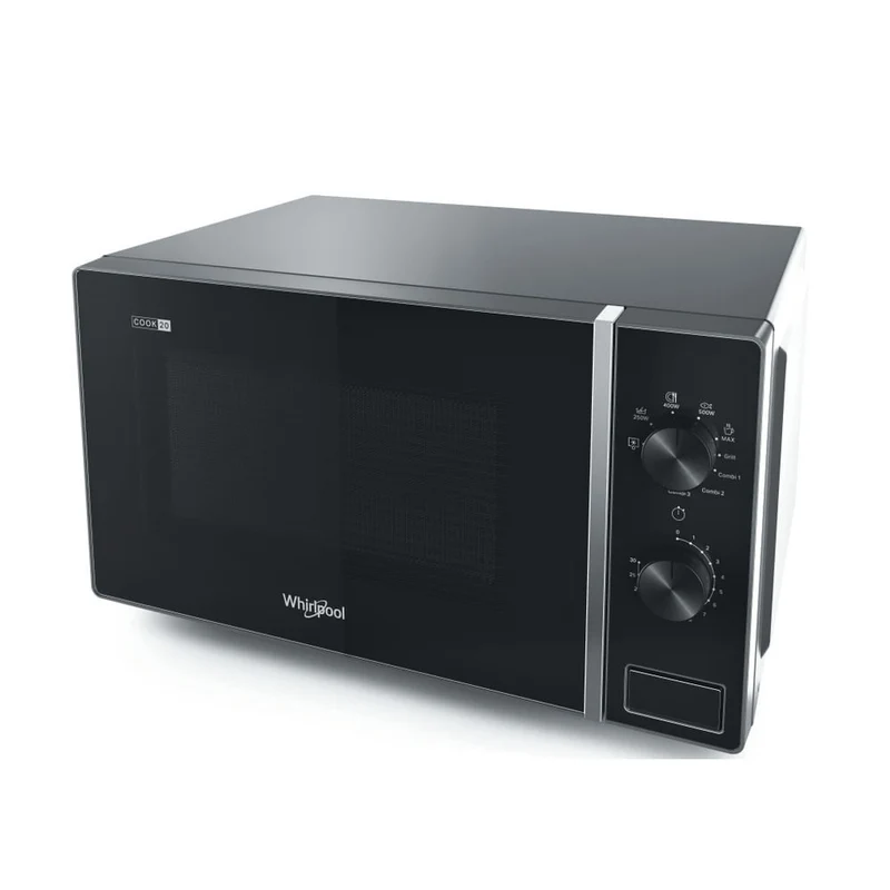 Whirlpool MWP 103 SB Microonde con Grill 20L 700W Nero Argento