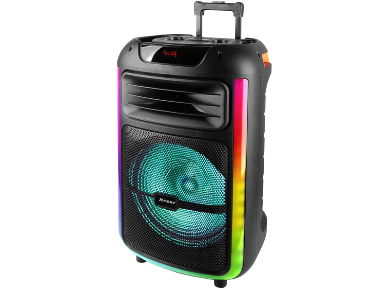 Trevi XF 1400 KB Altoparlante Party Portatile 100W con Bluetooth USB MicroSD e LED