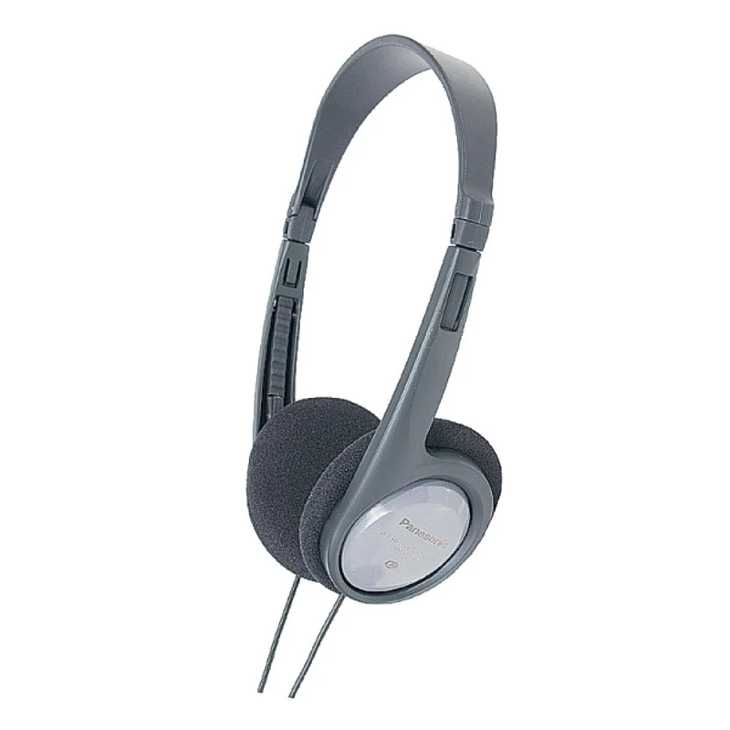 Panasonic Cuffie a Padiglione Cablate Nero e Grigio Cavo 5m Connettore 3.5mm