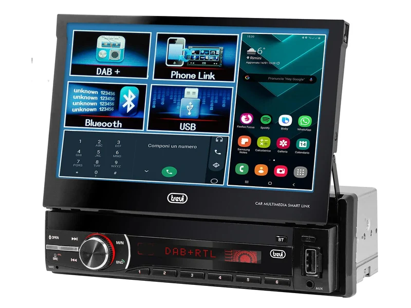 TREVI Autoradio Touchscreen 7" ATM6390 DAB Multimediale