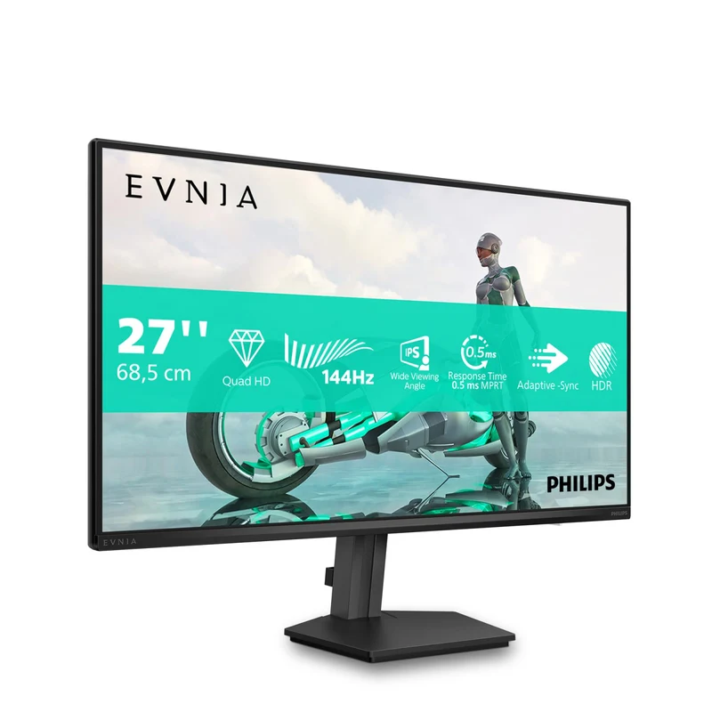 Philips Evnia Monitor Gaming 27M2N3500NF 27" IPS QHD 2560x1440 144Hz 0.5ms HDR10 G-Sync Compatible Charcoal