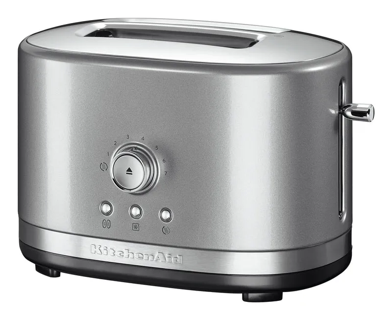 KitchenAid Tostapane 5KMT2116 2 Fette Argento Metallo 7 Livelli Doratura 1200W