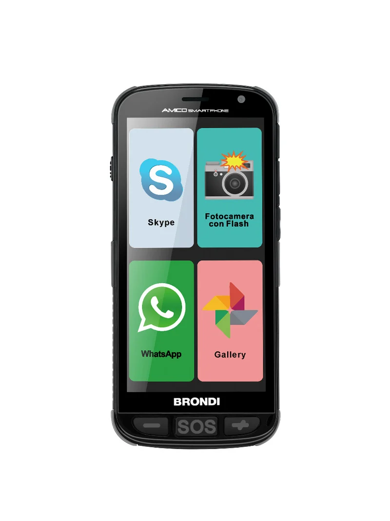 Brondi Amico Smartphone 5 pollici Dual SIM Android 5.1 Fotocamera 5MP Memoria 4GB