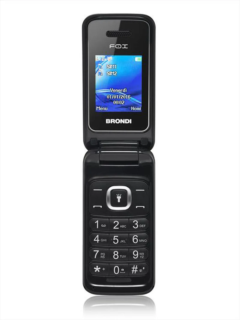 Brondi Fox S Telefono Cellulare Nero Dual SIM