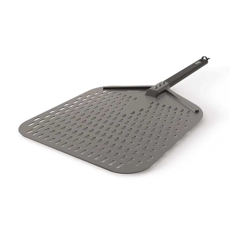 Ninja Pala per Pizza Woodfire XSKPZPLEU, Alluminio Perforato, 30 cm, per Forno da Esterno OO101