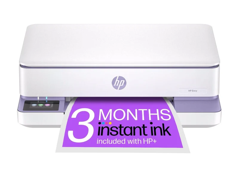 HP ENVY 6122e Stampante Multifunzione All-in-One Inkjet A Colori, Wi-Fi, Stampa Fronte/Retro, A4, 4800x1200 DPI, 10 ppm, HP Instant Ink, Bianco