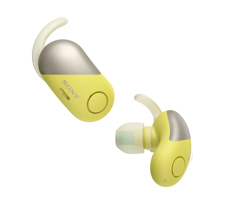 Sony WFSP700N Auricolari Bluetooth In-Ear Wireless Gialli con Noise Cancelling