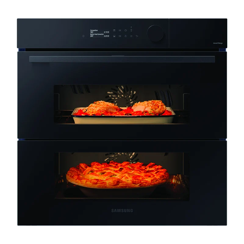 Samsung NV7B5760WBK Forno Incasso Elettrico 76L Vapore Dual Cook Flex Nero