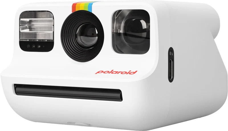 Polaroid 9097 Fotocamera Istantanea Bianca, Stampa 53,9x66,6mm, Flash, USB-C