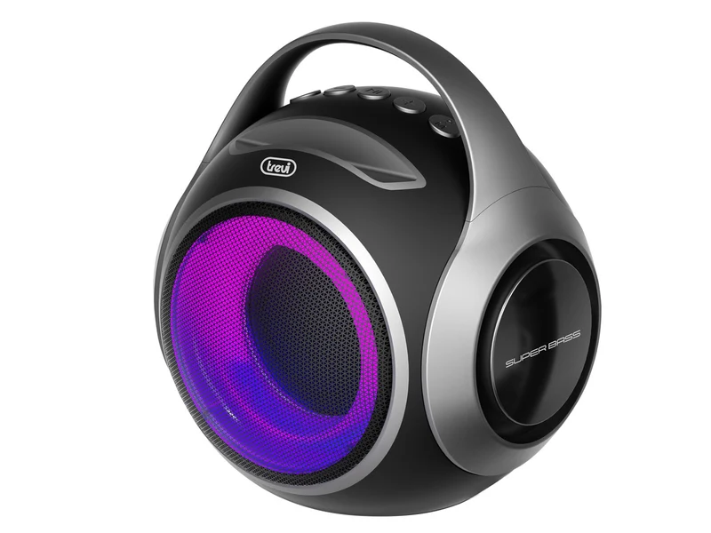 Trevi XR8A202 Altoparlante da Festa Nero Wireless Bluetooth Impermeabile IPX5 20W