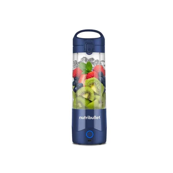 NutriBullet Frullatore Portatile NBP003NBL Blu 0,475L con Tritaghiaccio