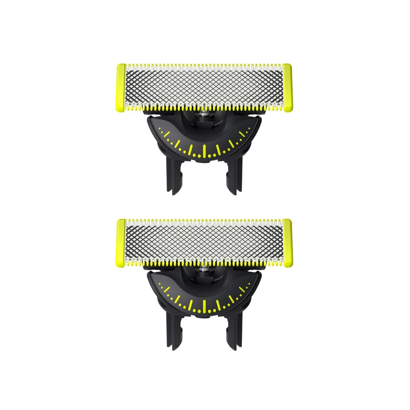 Philips Norelco OneBlade QP42050 Testina per Rasatura 2 Lame 360Blade Argento Giallo